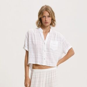 Cali Dreaming Louella Cotton Plaid Shirt